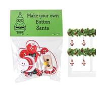 Ensemble de décorations de boutons pour sapin de Noël | Fêtes d'hiver éducatives | Kit de travail avec boutons arbre et bonhomme de neige,pour seuil porte murale salon chambre à coucher fête Ba