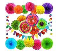 Ensemble de décorations de fête en papier pour fête prénatale, enterrement de vie de jeune fille, décoration de mariage pour la maison, la salle de classe, les salles de mariage, le bureau