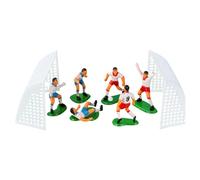 Ensemble de décorations de gâteau de garçon de football créatif pour les fêtes d ' anniversaire avec des matériaux en plastique de qualité alimentaire sûrs et des couleurs vives Creative Football