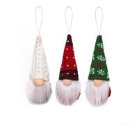 Ensemble de décorations de nain tricoté joyeux, accessoires parfaits pour les fêtes dans n'importe quelle pièce (D)