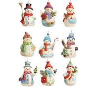 Ensemble de décorations de Noël en bois à suspendre, avec cordon tour de cou pour travaux manuels, décorations de vacances