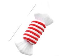 Ensemble de décorations de sapin de Noël en tissu avec sucettes et décorations de canne - Boules en tissu doux pour décoration de fête de fin d'année, 31 cm (15 cm)