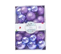 Ensemble de décorations de vacances créatives - Boules de Noël - Décorations traditionnelles de ferme - Personnalisez votre décoration de Noël - Plusieurs modes clignotants