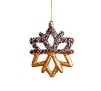 Ensemble de décorations de vacances pour arbres de Noël avec flocon de neige, cerf et accessoires fantaisistes pour enrichir l'atmosphère festive de la maison (biscuits)