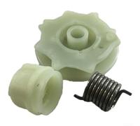 Ensemble de démarrage à rebond avec poulie à cliquet et ressort compatible avec les pièces de tronçonneuse 137 142 235 235e 236 236e 240 pour un démarrage fiable du moteur et une action de traction