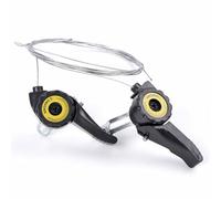 Ensemble de dérailleur double pour VTT avec câble de connexion pour améliorer les performances de cyclisme (Noir)