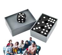 Ensemble De Dés De Jeu - 6pcs Précision Crafted Di-Dice Magic Accesstes | Secret Reveal Dicce Bomb Magiic Trick Interporteurs | Magicien pour Les Spectacles De Scène Et Les Divertissements Illus