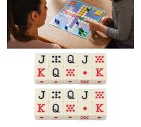 Ensemble de dés de Poker Espagnol de Sustvita, Dice à 6 côtés et Plastique Jaune 20pcs pour Les soirées de Jeu Amusantes