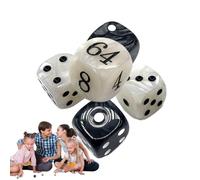 Ensemble de dés doubles, dés de fête personnalisés, dés grands, dés intérieurs, ensemble de dés de backgammon, jeu de table de nuit familial, jeu de stratégie, dés acryliques de fête, soirée