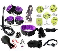 Ensemble De Dés Modèle en Nylon Violet 10 Pièces + Dés Phosphorescents 5 Pièces, Jouets De Vie De Sport De Confort De Yoga, Faites Plus De Choix dans La Vie