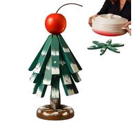 Ensemble de dessous de plat en bois - Dessous de verre pliables avec support, dessous de plat en bois pour décoration de table, poêle, bol, assiette, maison, cuisine, ferme, bureau, restaurant