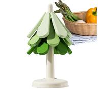 Ensemble de Dessous de Plat en Forme d'arbre, Dessous de Plat d'arbre pour Plats Chauds - Manique théière | Ensemble de sous-Verres décoratifs, Support résistant à la Chaleur, avec 3 sous-verr