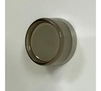 Ensemble de Deux Appliques murales Modernes Couleur crème, Applique Murale LED Ronde en Aluminium 9W, câblée, Style Bauhaus élégant.