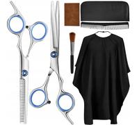 Ensemble de deux ciseaux élégants en acier inoxydable + accessoires