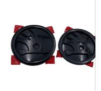 Ensemble de deux emblèmes de capot/coffre, le noir brillant pour Skoda Octavia Superbe Fabia Rapide Kodiaq de 80mm, 90mm