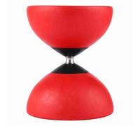 Ensemble de Diabolo à Triple roulement Yoyo Chinois bâtons de Diabolo colorés Professionnels Jouet d'exercice Amusant pour Les débutants et Les Joueurs intermédiaires Matériau ABS (Rouge)