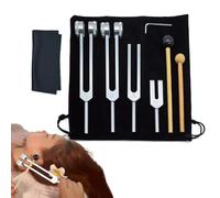 Ensemble de diapasons de de diapason de de 128 Hz | Outils de du son Diapason, Outils de multi-usages en alliage d'aluminium pour la méditation et le yoga, les