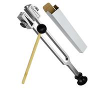 Ensemble de diapasons - Kit sensoriel en aluminium de qualité supérieure - Thérapie sonore - Leçons de musique - Maillet en bois réglable à fréquence précise - Relaxation et - d'