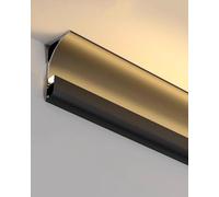 Ensemble de diffuseurs linéaires LED pour éclairage de plafond, mur et sol - Canal lumineux en aluminium pour applications intérieures, design moderne, installation facile, efficacité énergétique.