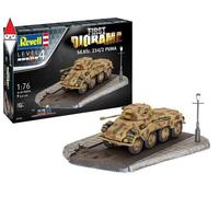 ENSEMBLE DE DIORAMA REVELL 1/76 SD KFZ 234/2 PUMA
