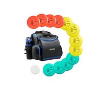 Ensemble de Disc Golf Avec Mini Marqueur et Sac à Dos Portable pour Débutants 12PCS