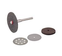 Ensemble de disques de coupe et meules pour outil rotatif 5 pcs - 22, 32 mm de diamètre