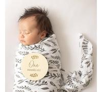 Ensemble de disques souvenir en bois pour bébé