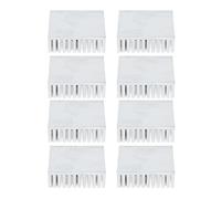 Ensemble de dissipateur de chaleur en alliage en alliage en aluminium Dissipation efficace de refroidissement pour les radiateurs électroniques à haute puissance LED blanc 8 pcs (Pas de colle de