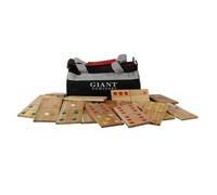 Ensemble de dominos géants Uber Games - Version géante du jeu de dominos classique, les pièces mesurent 18 cm