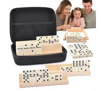 Ensemble De Dominos Pour Adultes - Collection Numérotée Complète, Divertissement D'appariement Traditionnel, Basé Sur Des Tuiles De Rassemblement Social, Kit Complet De Jeu De Joueur Classique |