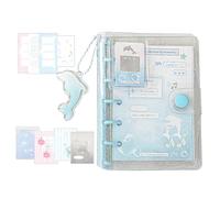 Ensemble de dossiers pour Scrapbook Journal - Accessoires de journal indésirable au format de poche M5 | Album photo transparent de 70 pages, notes et autocollants pour anniversaires, voyages, école,