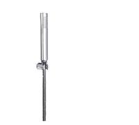 Ensemble de Douche à Main en Laiton chromé, Support en cuivre Tuyau de 1,5 m, Pomme de Douche à Main de Forme Ovale fixée au Mur (Couleur : Support Fixe Uniquement)