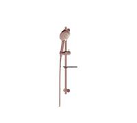 Ensemble de douche Aquaheat Bliss 3 jets cuivre avec barre, porte savon et flexible