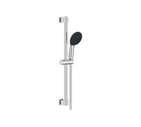 Ensemble De Douche Avec Pommeau 2 Jets, Barre 60Cm Et Flexible - Vitalio Start 110 26951001 - Economie D'Eau - Chromé