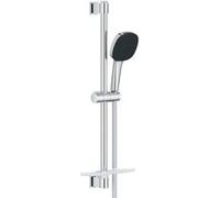 Ensemble de douche avec pommeau 2 jets barre fle ible et tablette Vitalio Comfort