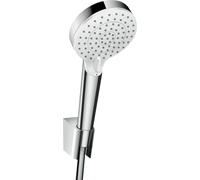 hansgrohe Crometta - Ensemble de douche 100 2jet Vario Porter EcoSmart blanc / chrome