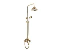Ensemble de douche en or de bonne qualité Tenture murale Robinet mélangeur Robinet de douche Robinet Tête de douche à effet pluie