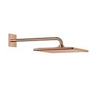 Ensemble de douche Grohe Rainshower Mono 310 Cube 26564DA0, bras de douche 42,2 cm, 1 jet, avec régulateur de débit, effet coucher de soleil chaud