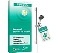 Ensemble de douche Hansgrohe Activera Select S 28045000 2 jets économie d'eau + avec barre de douche, Ø 95 mm, entraxe de perçage 625 mm, chromé