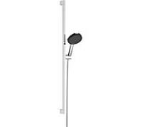 Ensemble de douche Hansgrohe Raindance Alive Select S 24601000, barre de douche Unica E, 3 jets, chromé