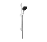 hansgrohe Rainfinity Set de douche 130, EcoSmart, 3jet, S PURO Barre de douche 650mm, 28746000, Couleur: chrome