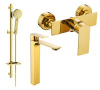 Mexen Alexa DQ40 ensemble de douche, doré - 71214DQ40-50 5943 5907709198654