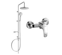 Mexen Fabia Carl ensemble de douche en saillie avec douche de tête et mitigeur, chrome - 746540240-00 6122 5907709182059
