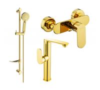 Mexen Milo DF40 ensemble de douche, doré - 713154DF40-50 5703 5907709186217