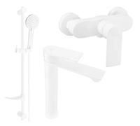 Mexen Royo Ensemble de douche DF40, blanc - 72214DF40-20 3326 5907709197855