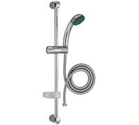 Jacob Delafon Eco - Ensemble douche Barre 0,6 m Flexible 1,75 m Chrome/Chrome