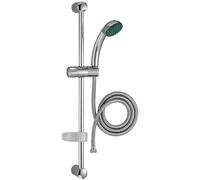Jacob Delafon Eco - Ensemble douche Barre 0,6 m Flexible 1,75 m Chrome/Chrome