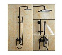Ensemble de douche Système de douche de 8 pouces avec une douche à eau froide et chaude ensemble de douche à poignée à poignée à poignée multifonction de douche
