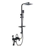 Ensemble de douche thermostatique avec robinet, mitigeur de douche séparé avec bec de baignoire, ensemble de douche séparé(Plum)