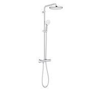 Ensemble de douche thermostatique mural GROHE Tempesta avec pommeau de douche ef